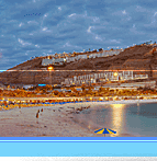 Amadores Beach logo - your complete guide to Gran Canaria's Blue Flag paradise